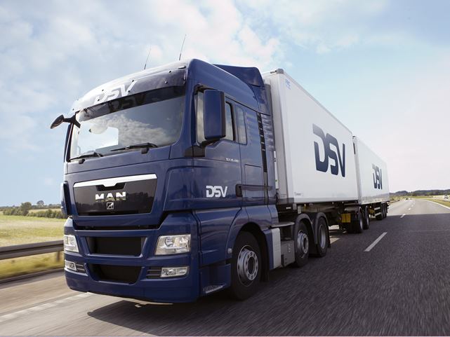 Levering med DSV